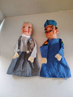 Vintage 60s German Hand Puppets