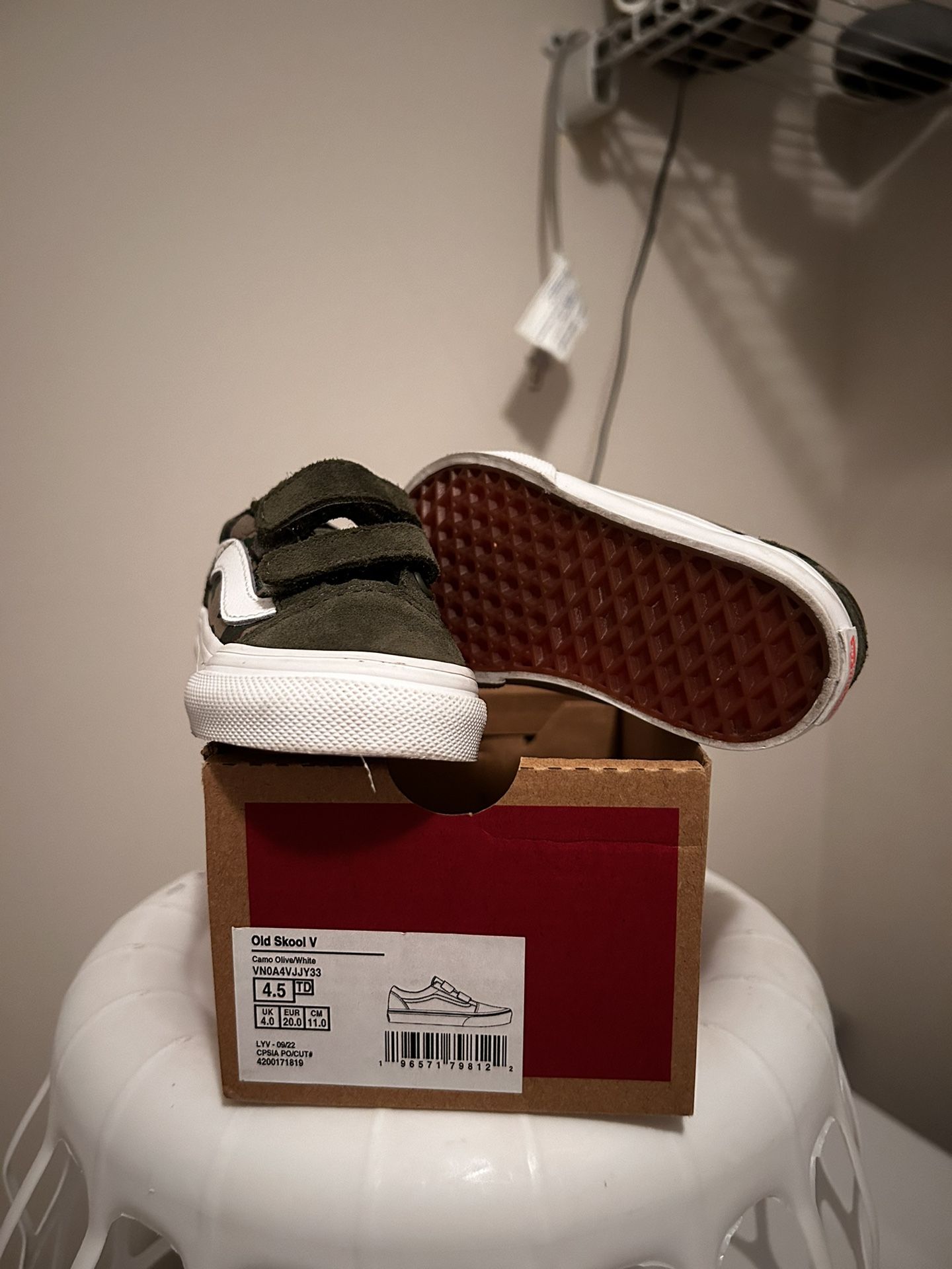 Vans Old Shook V Toddler 4.5