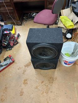 2x Subwoofer Atrend Box With Rockford Fosgate P3D2-12
