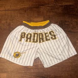 MLB San Diego Padres stretchy gym shorts 
