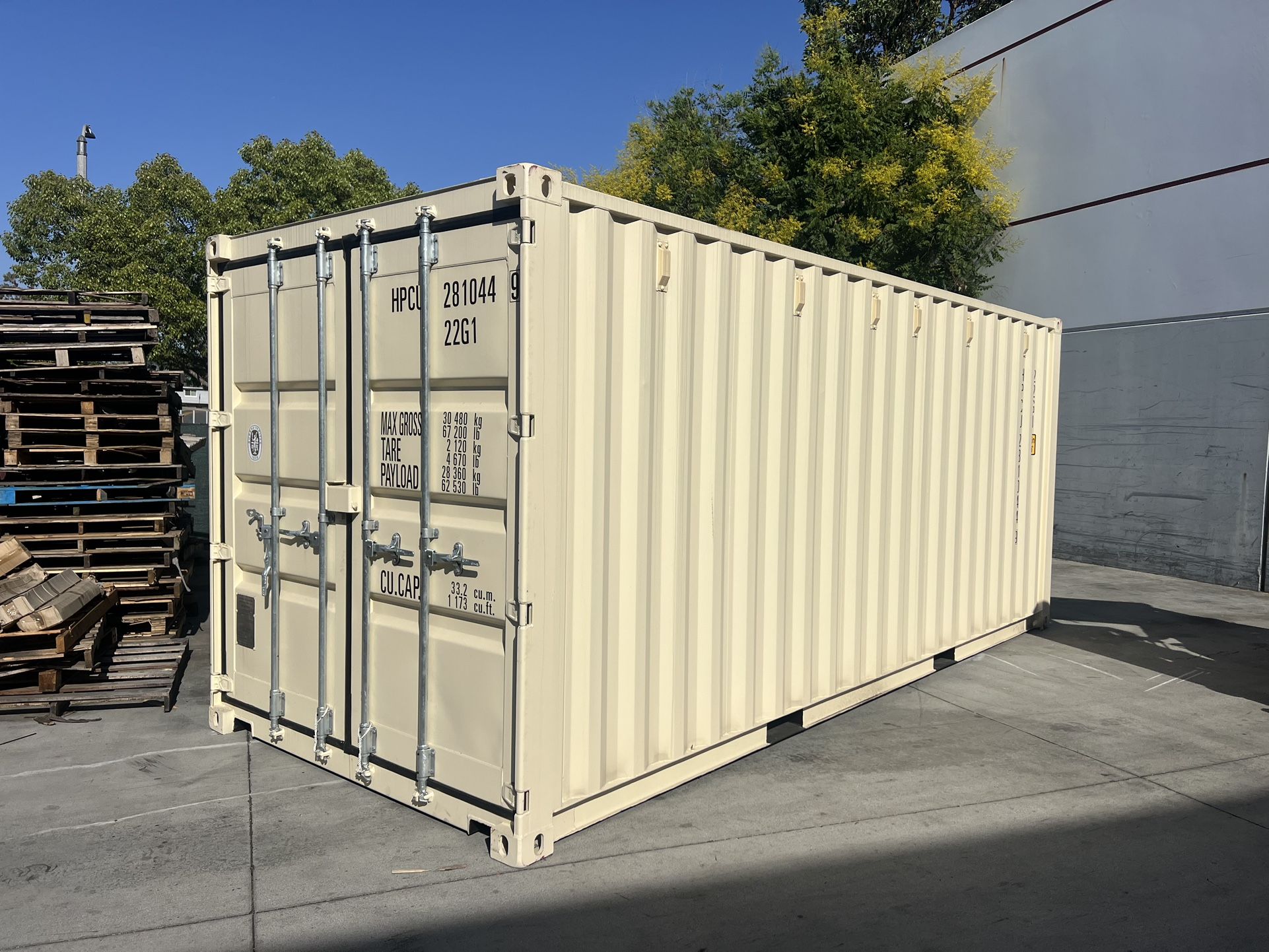 20 FOOT 1-TRIP STD SHED SHACK STORAGE CARGO SHIPPING SEA CONTAINERS
