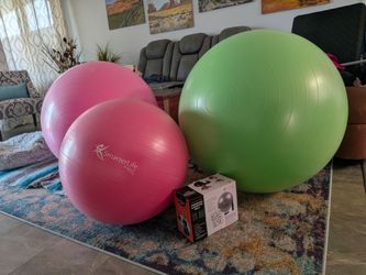 Med. & XL 2 New Exercise Balls