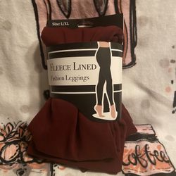 Brand new Women fleece leggings size large to extra large