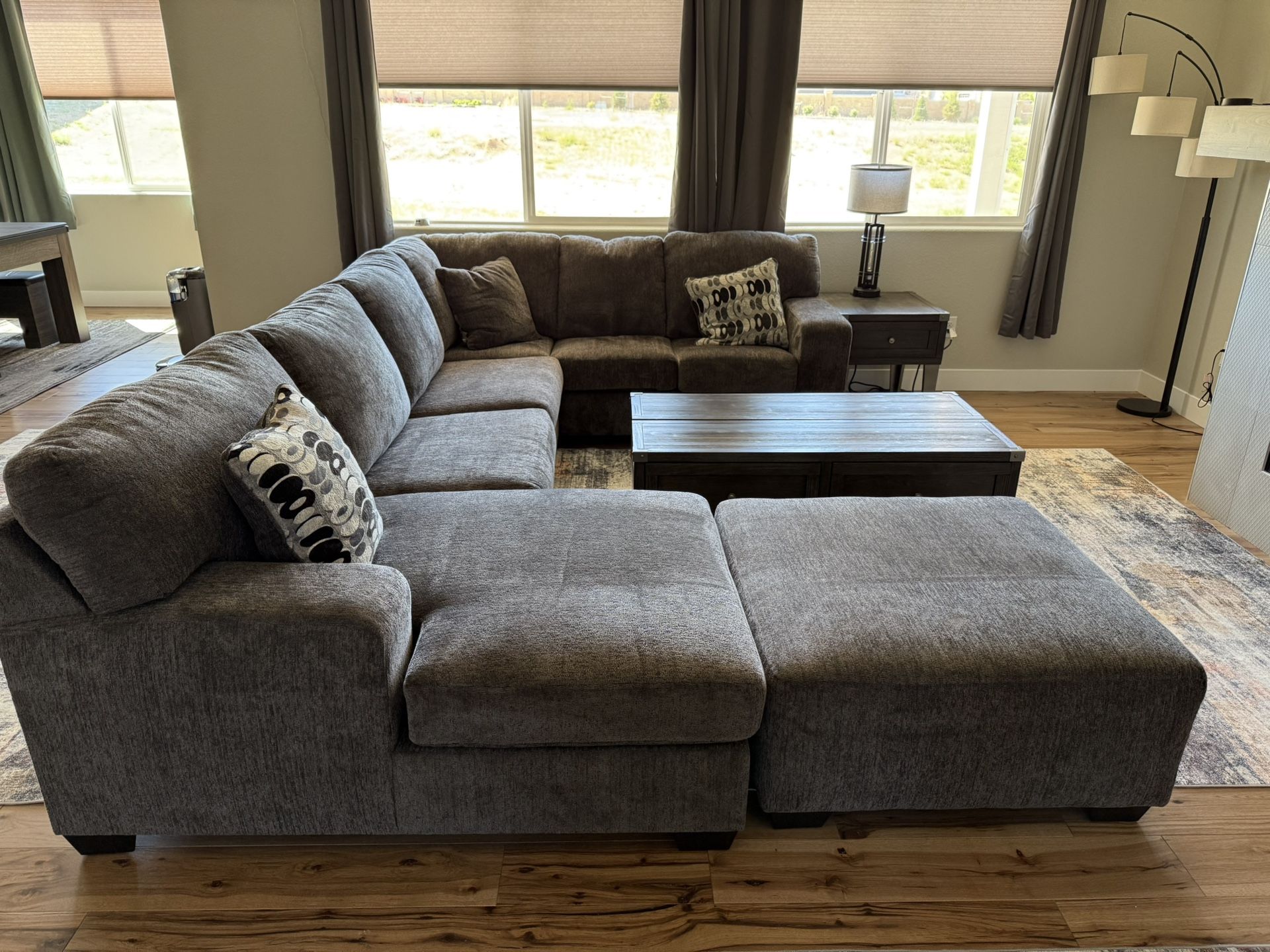 Complete Living Room Set W/ Coffee & End Tables