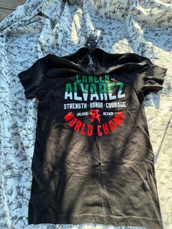 Canelo Alvarez World Champ Boxing T-Shirt Black Mexico Jalisco Size Small