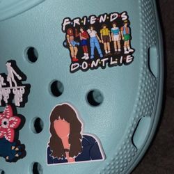 Croc Charms plastic 1$ metal Charms 3$