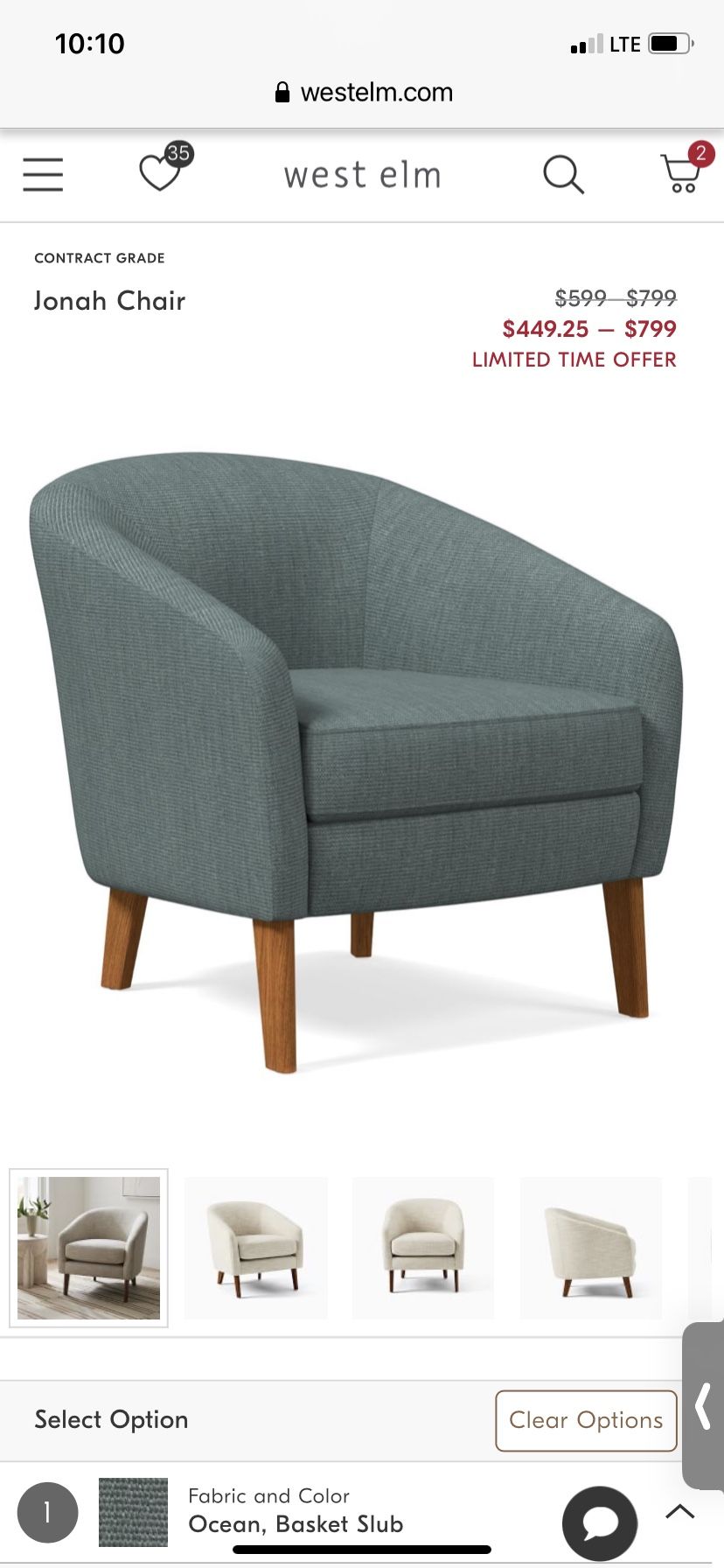 West elm outlet jonah chair review