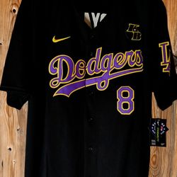 Los Angeles Dodgers Jersey Kobe Bryant 