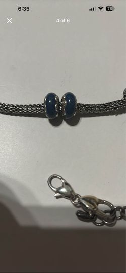 Brighton navy bead x 2