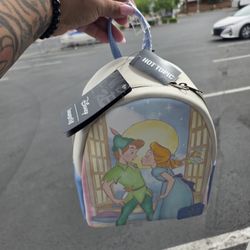 Loungefly Disney Peter Pan Wendy Kiss Mini Backpack