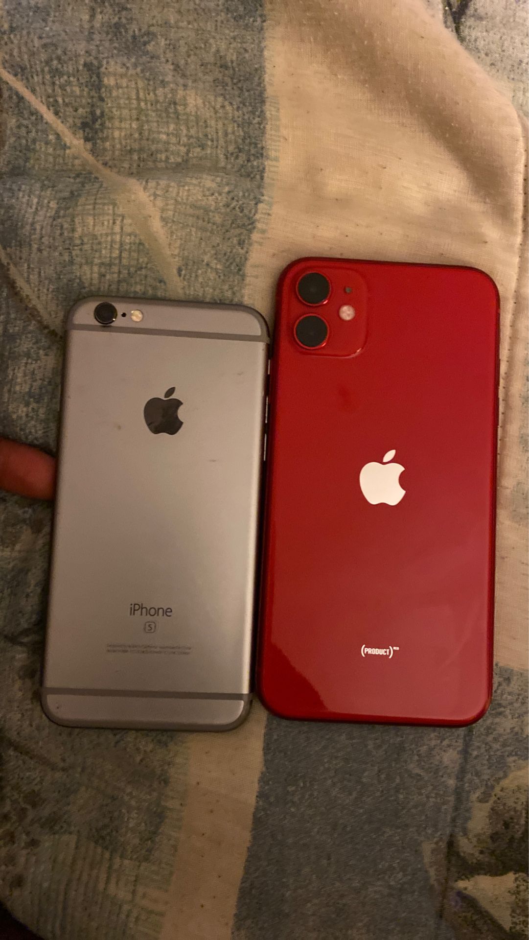 iPhone 6s and iPhone 11 for sale 6s unlocked to all carries iPhone 6s $80 just phone no charger or headphones iPhone 11 T-Mobile comes with charger c