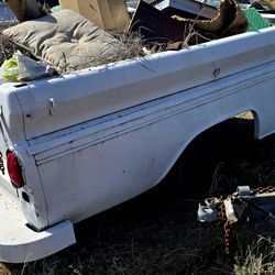 OLD SCHOOL CHEVY BED and. TRAILER