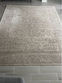 Beige rug