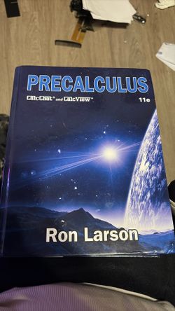 Preclalculus ron larson textbook hardcover