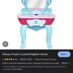 Frozen vanity