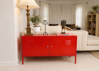 Moving Sale! LIMITED EDITION RED INDUSTRIAL CABINET 🔥