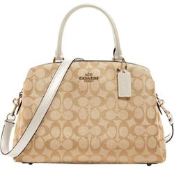 Coach Signature Lillie Carryall Light Khaki/Chalk One Size