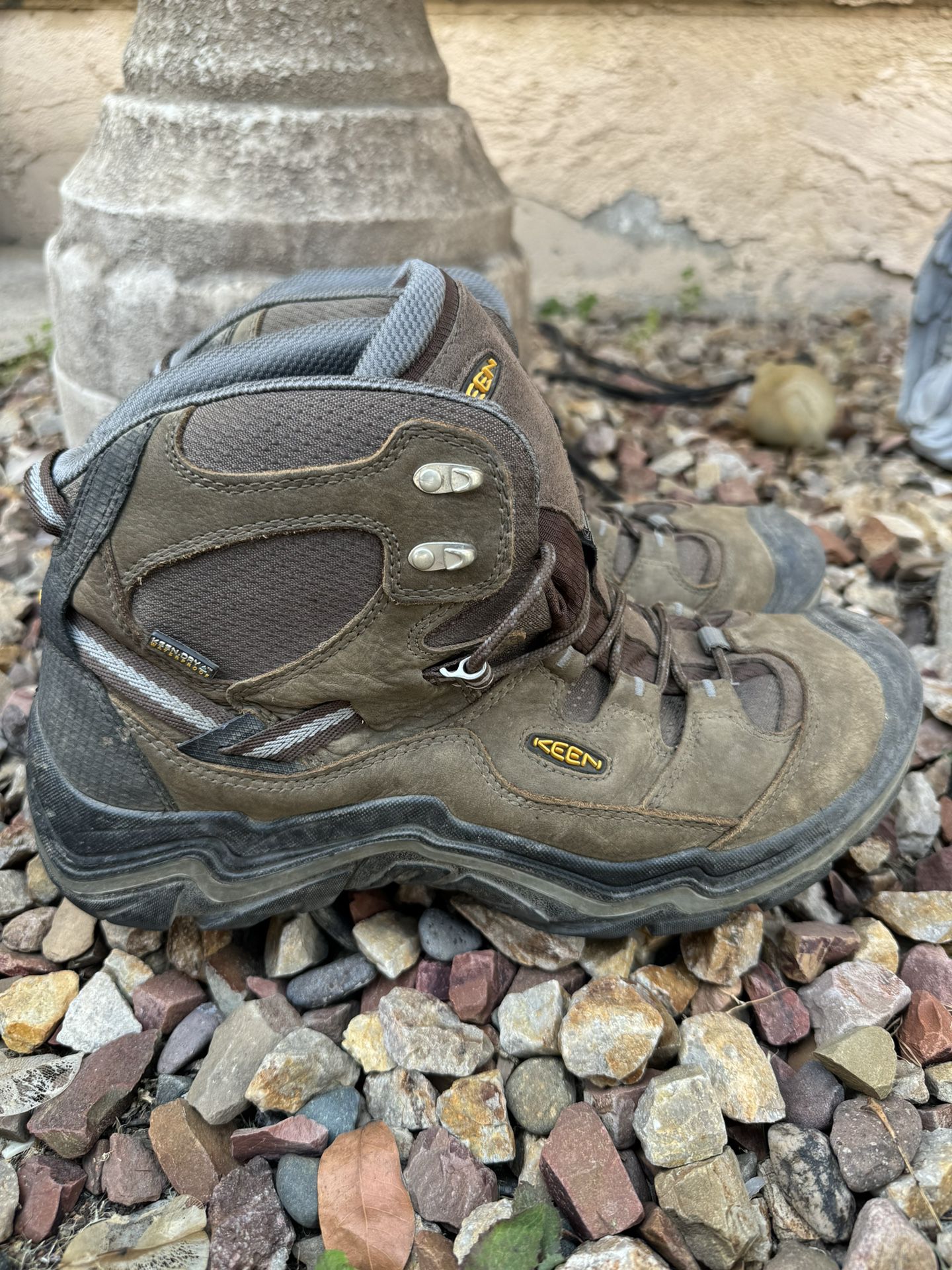 Keen Durand II Brown Leather Mesh Waterproof Hiking Boot 1011550 Mens Size 12