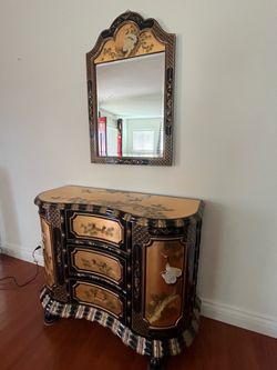 Bombay Buffett Table and Mirror