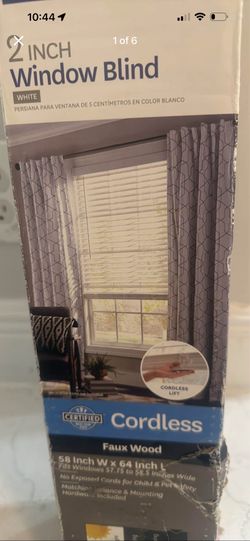 Cordless Faux Wood Blinds