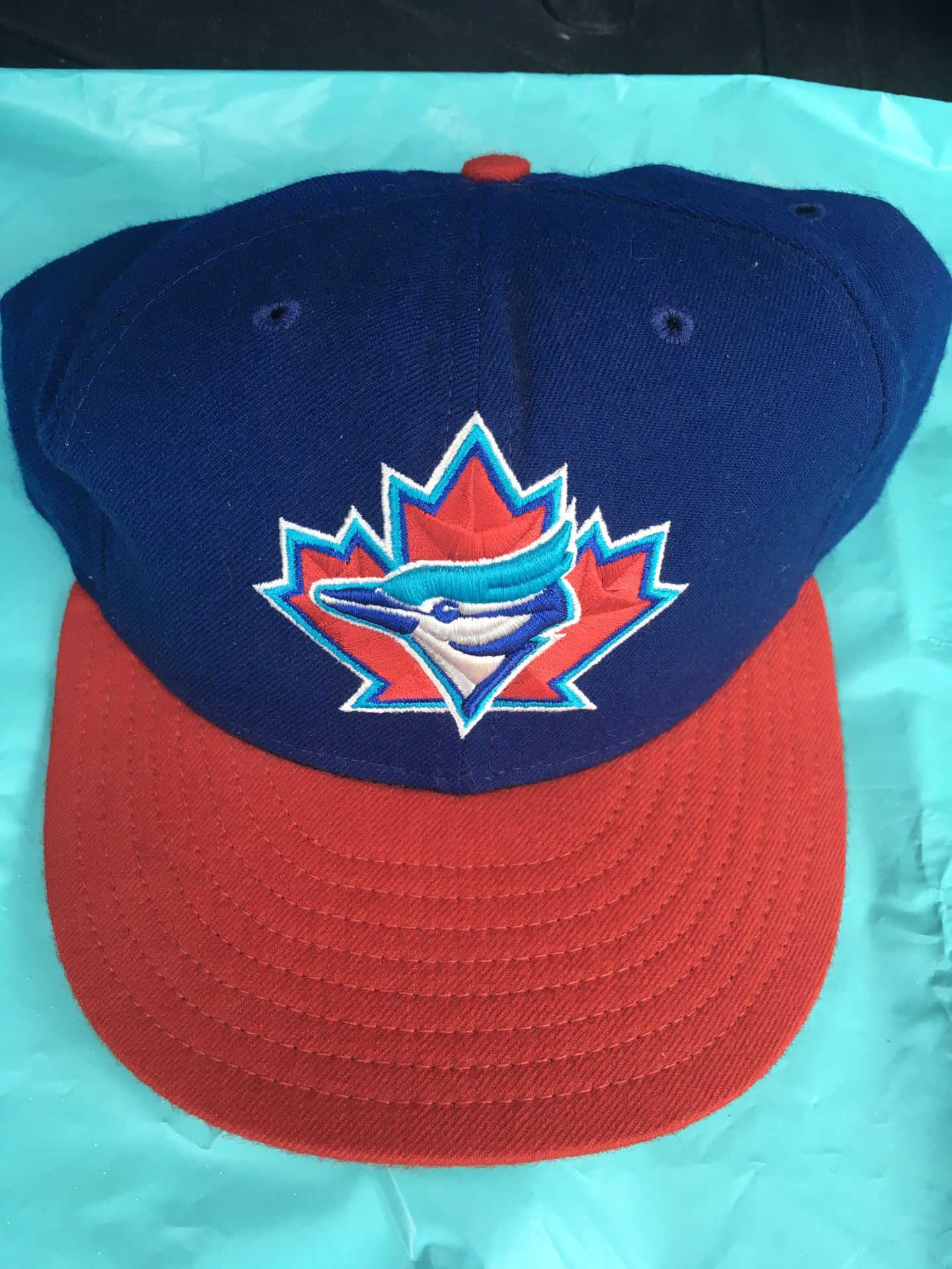 Toronto Blue Jays MLB New Era Vintage Fitted Hat Size 7 1/2 Diamond Collection