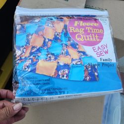 Fleece Rag Time Quilt.. Fleece Project
