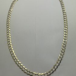 CURB CHAIN 10KT YG, 24” LENGHT, 33.5 GRAMS, 8.4mm 