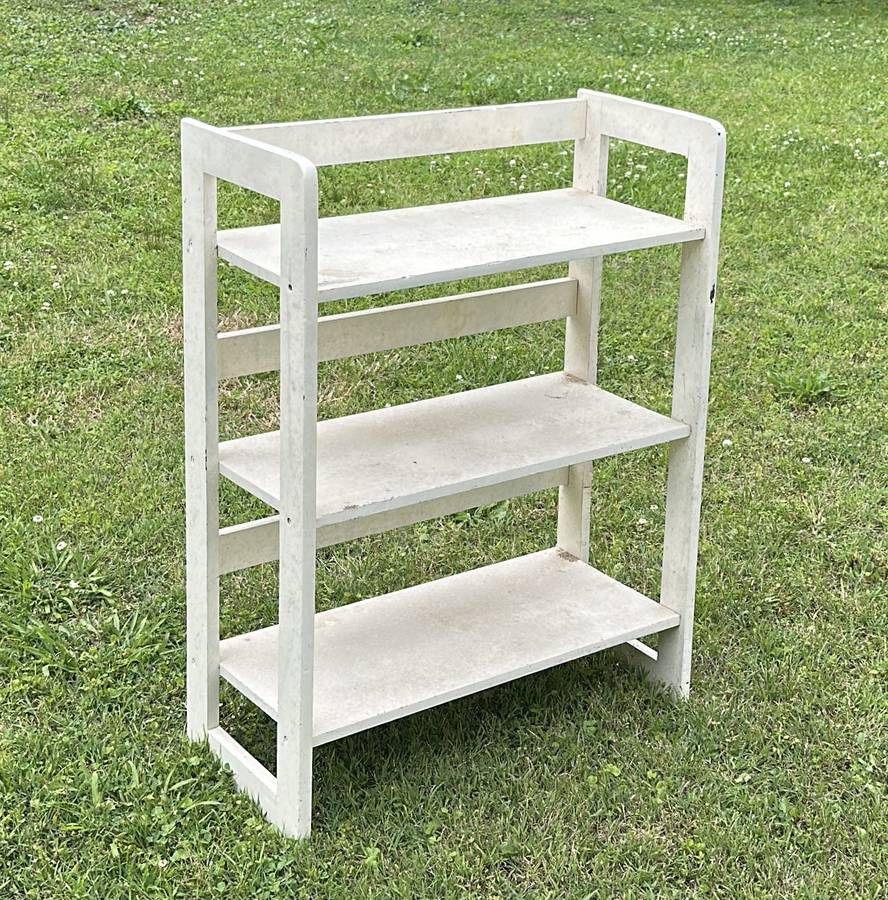 Wood 3 Tier Shelf Bookcase Plant Stand