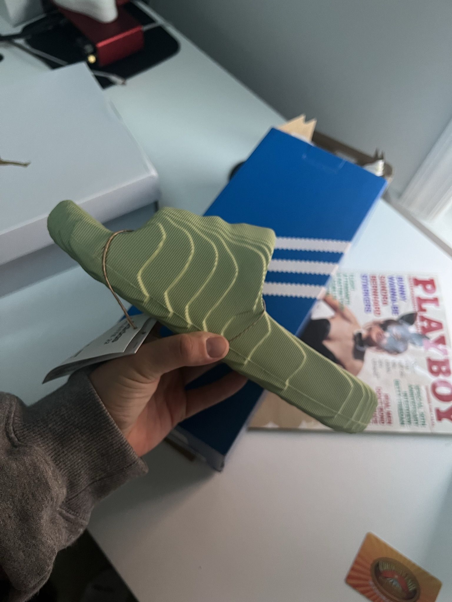 Adidas Magic Lime Slides