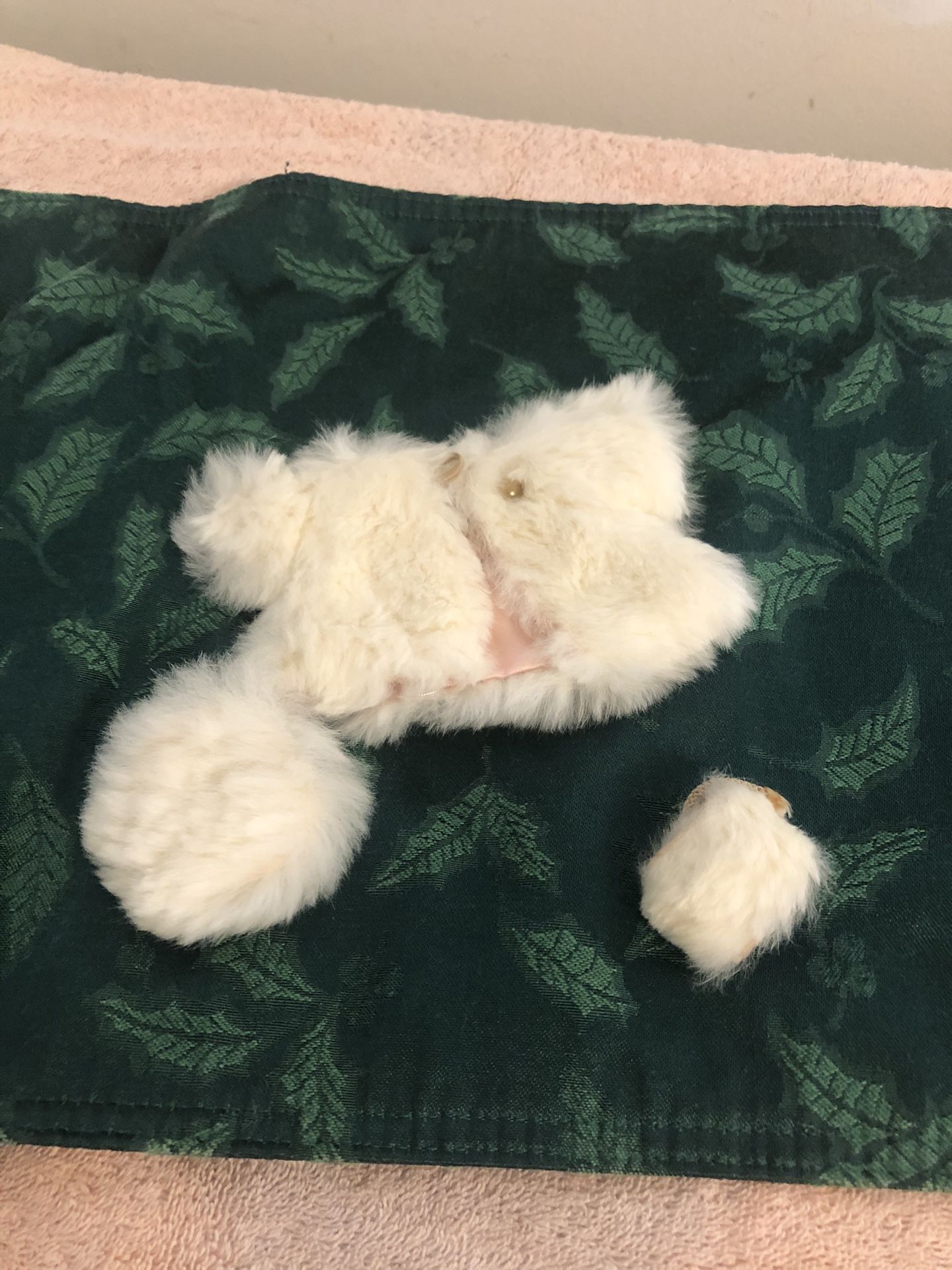 Vintage Ginny Doll Fur Coat Hat & Muff With Tag