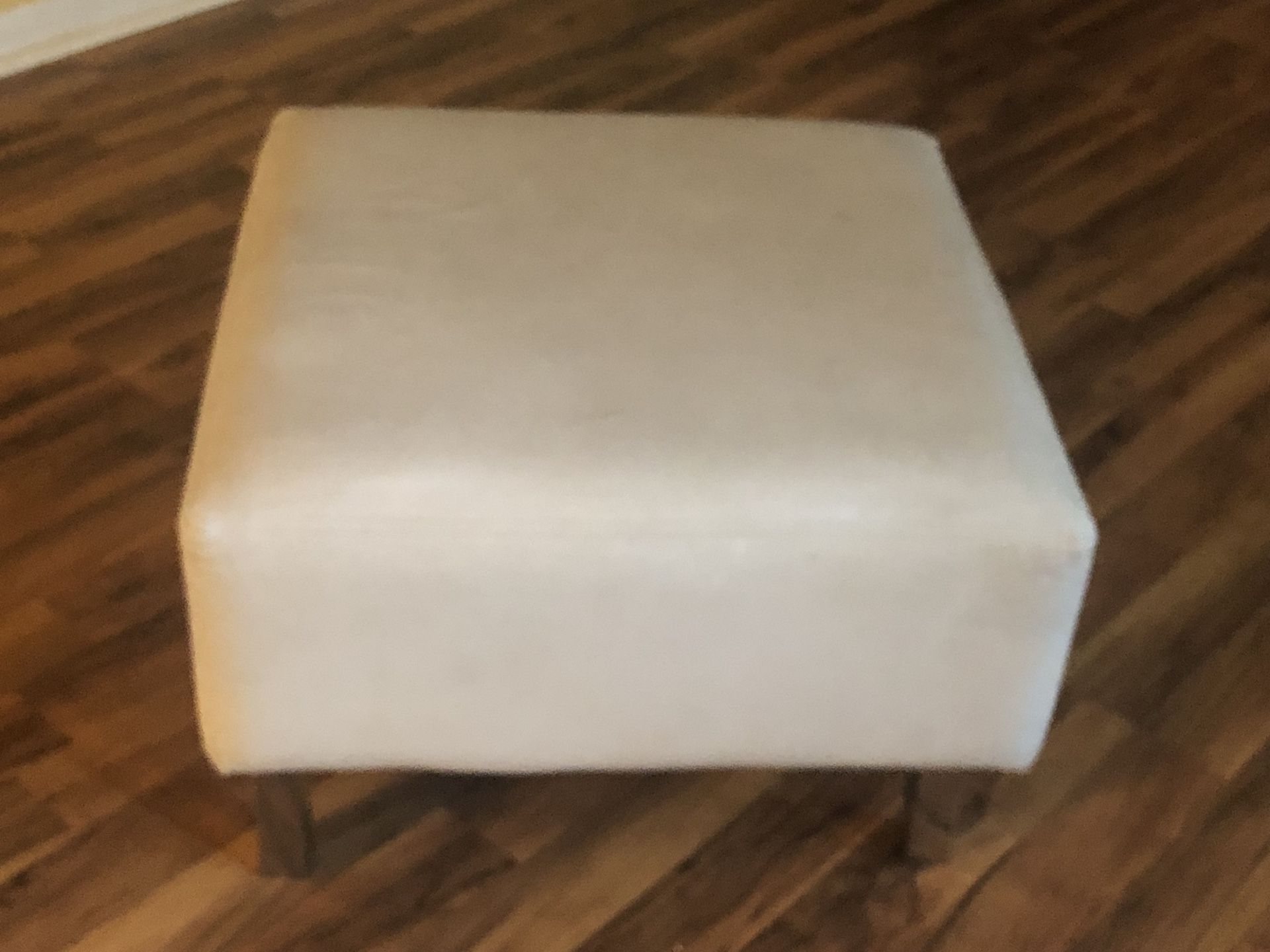 Leather foot stools