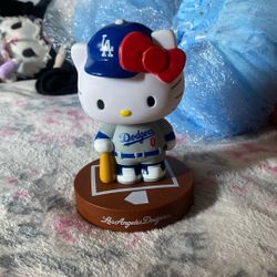 Hello Kitty Dodgers Bobble Head 
