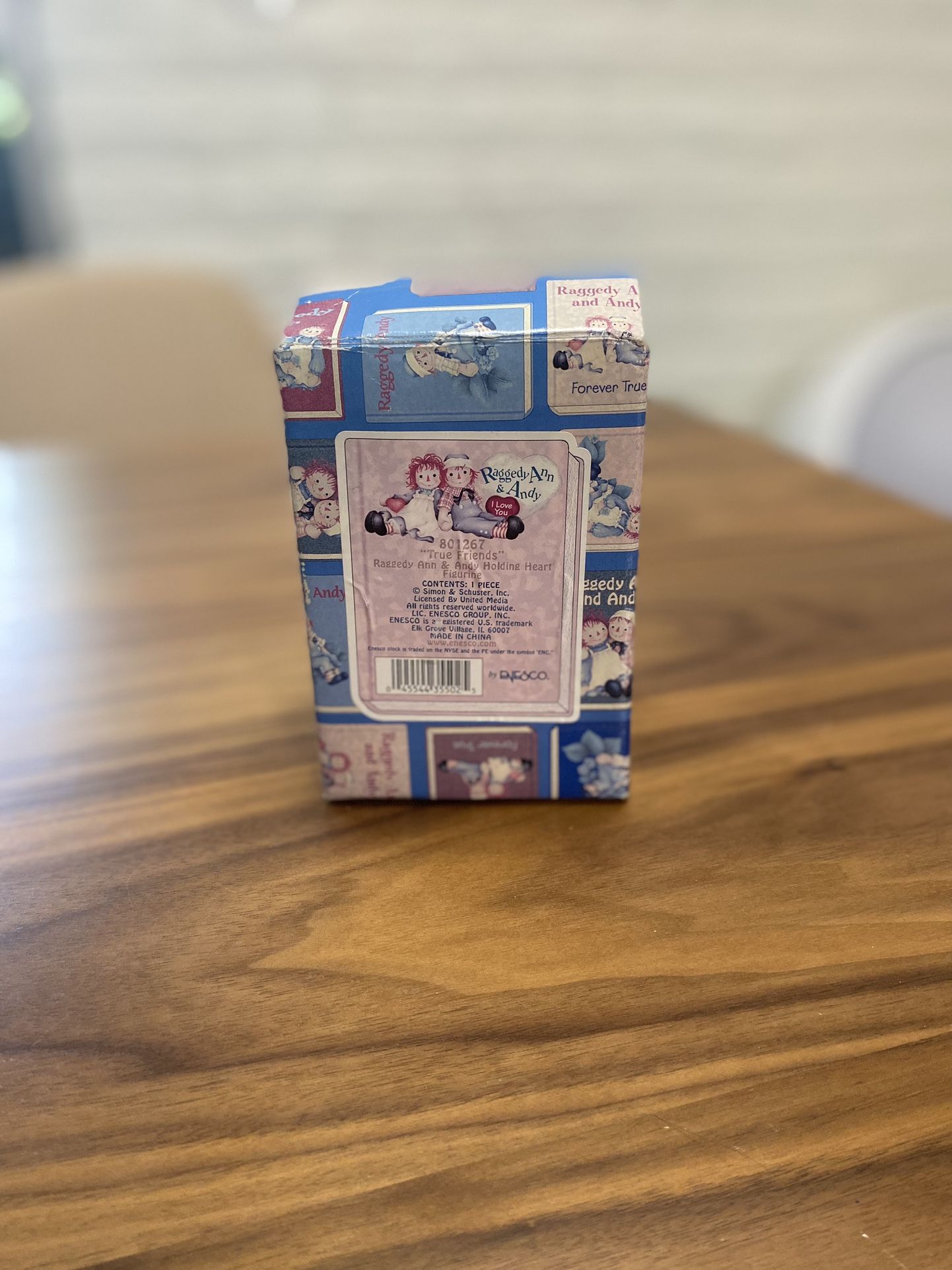 Vintage Raggedy Ann And Andy “True Friends” Ornament - Original Box