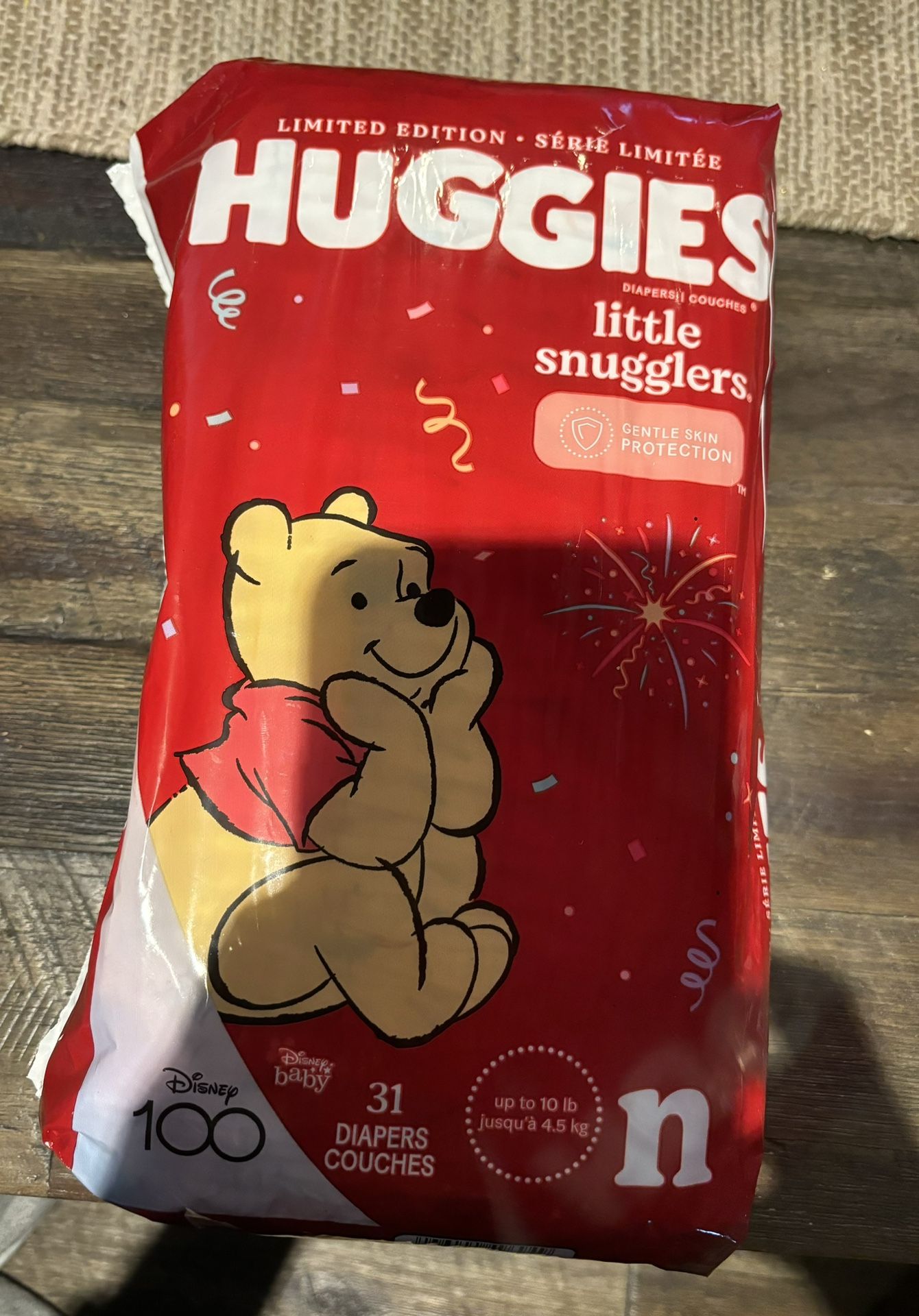 New Pack of Huggies Diapers