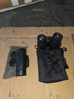 Binoculars, tools, music, cars stuff,etc.