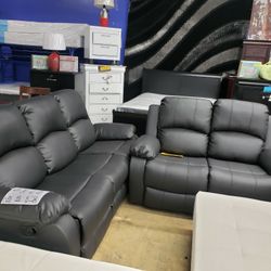 Muebles Reclinables Negro