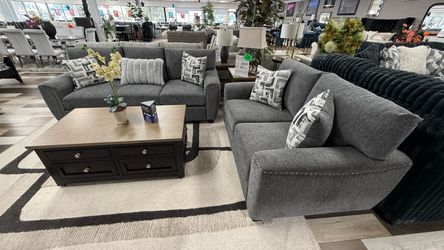 2 PC SOFA AND LOVESEAT