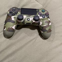 Play Station 4 Controller Camo-green