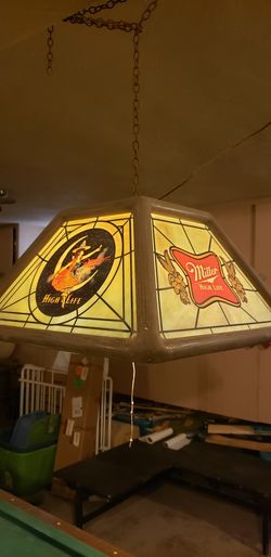 1980s Miller High Life billiards light