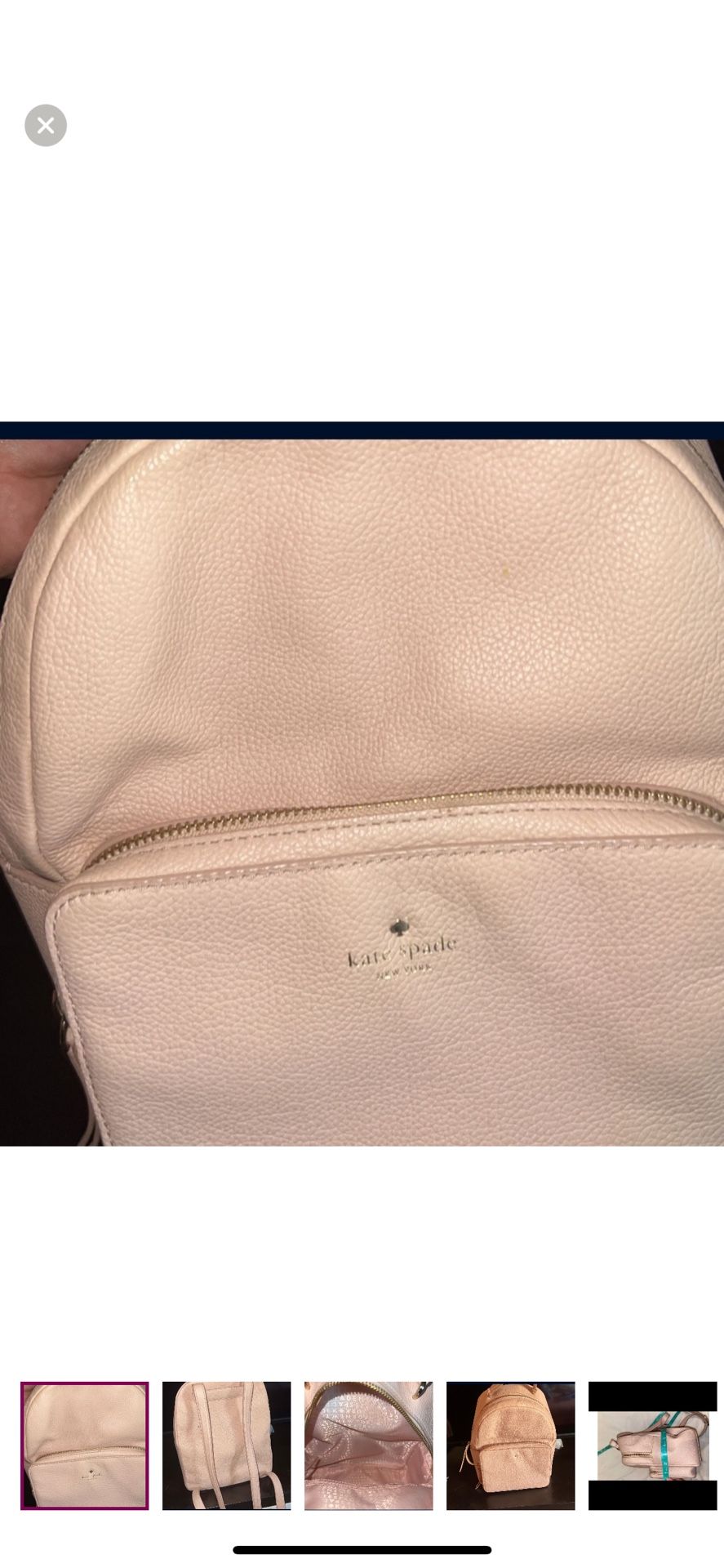 Kate Spade Backpack Blush Pink