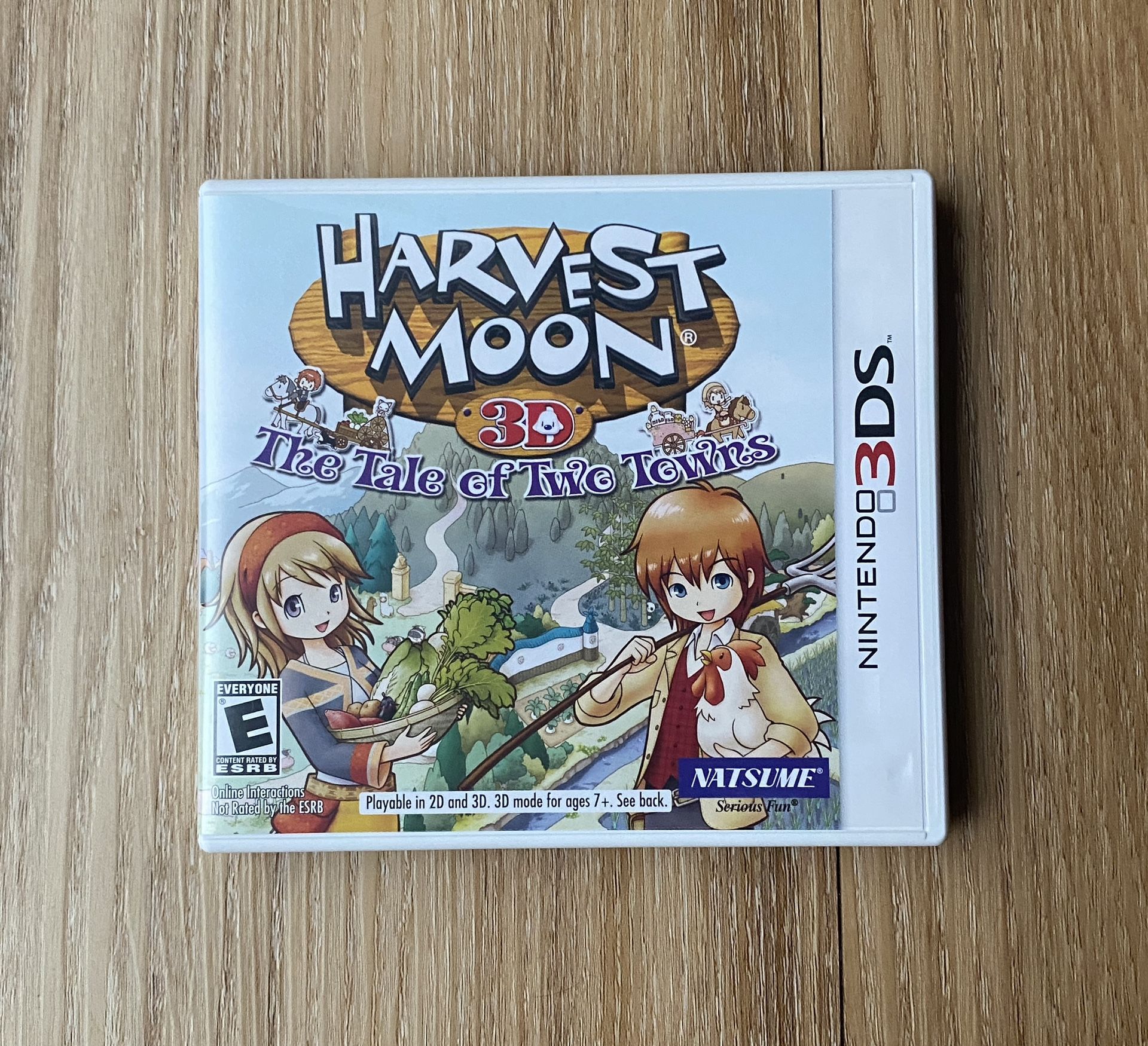 Nintendo 3DS Harvest Moon 3D the tale of two tewns tested and working !