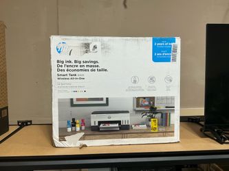 HP SMART TANK 6001 WIRELESS ALL IN ONE PRINTER - NEW OPEN BOX - $370 MSRP