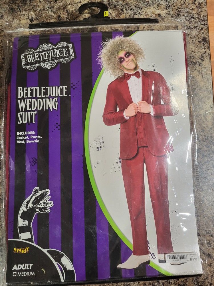 Beetlejuice Wedding Suit costume