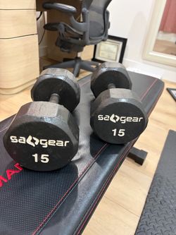 15 Pound Dumbbells Pair