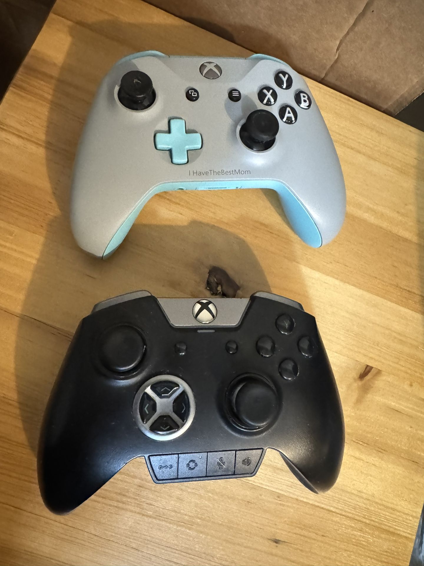 Two Xbox Controllers