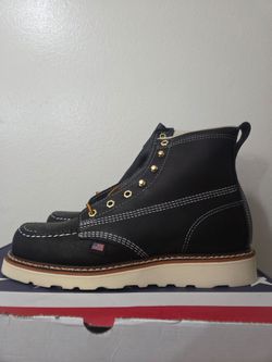 Thorogood 6 Inch USA Made Black Soft Toe Work Wedge 9D