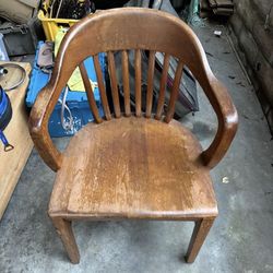 Vintage Antique Old Wood Chair 