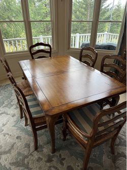 Dining room table and chairs