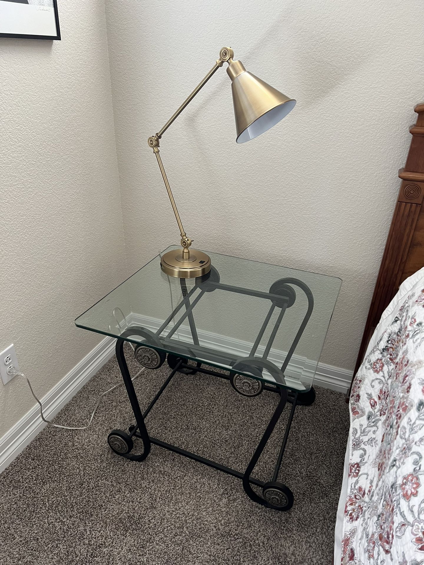 Wrought Iron End Table-Reduced!