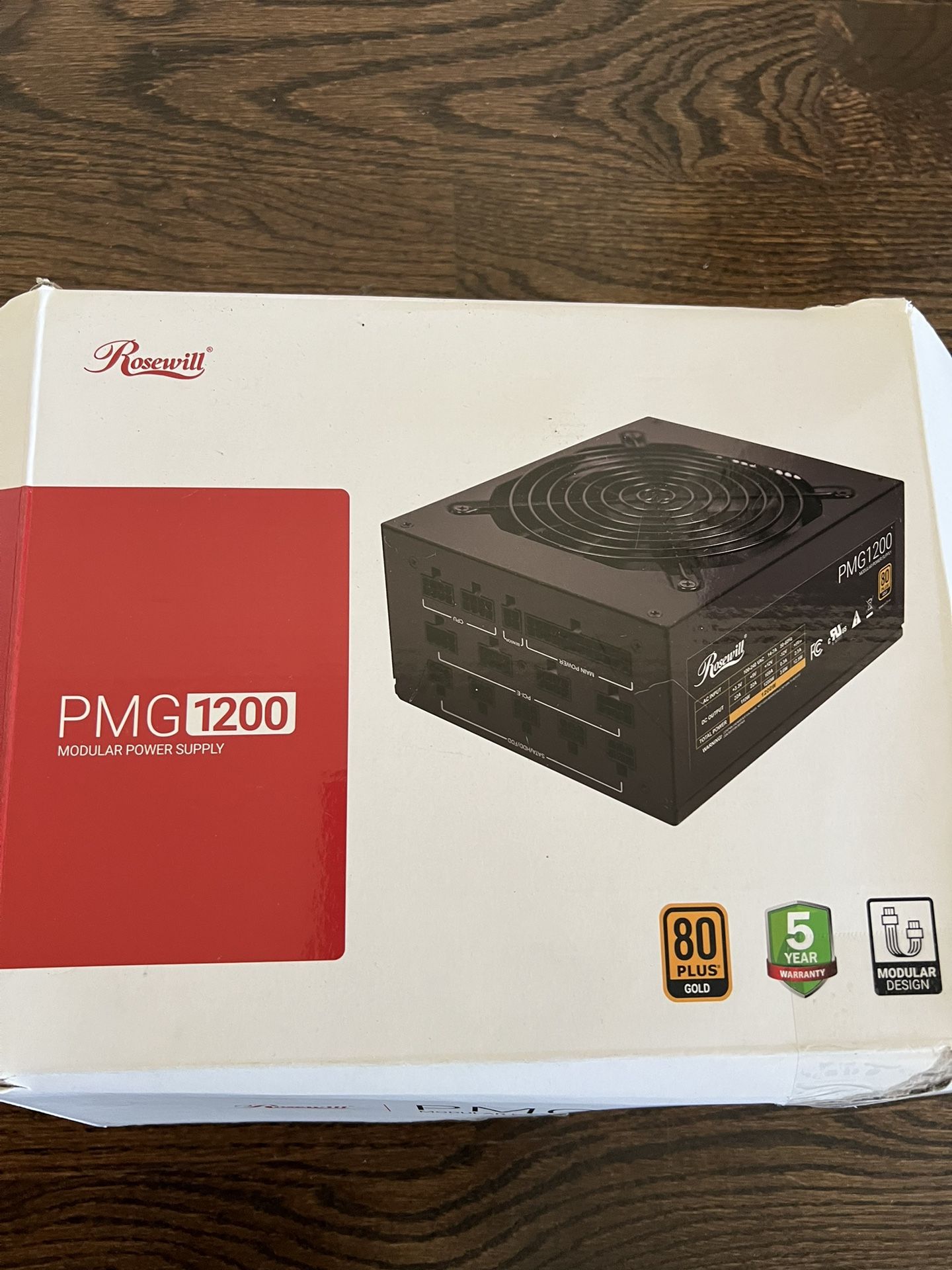 Rosewill PMG 1200W 80 Plus Gold Power Supply